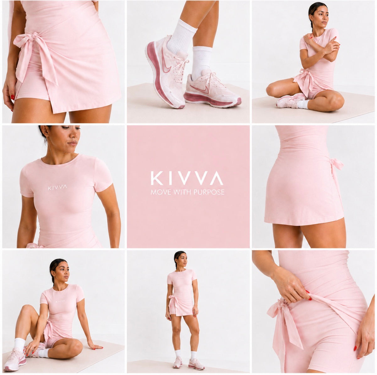 Amélie Wrap Romper – Rosé