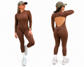 Open-Back Sculpt Romper